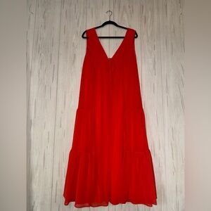ASOS Elegant Red Sleeveless Maxi Dress, Size US 6